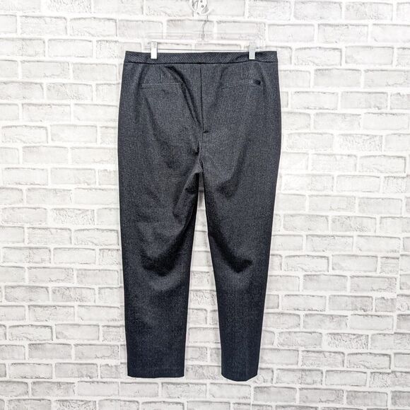 KOBI HALPERIN Women's Ankle Crop Gayle Trouser pants in charcoal houndstooth 16 - Picture 3 of 9